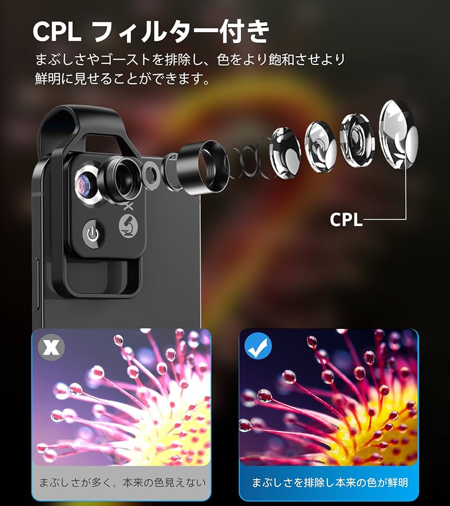 u handyスマホ顕微鏡デュエット uHandy Mobile Microscope