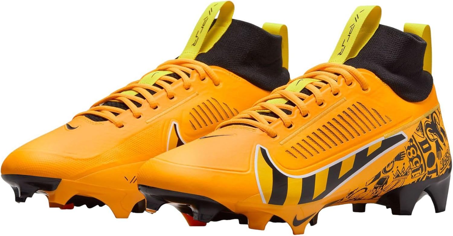 Nike Vapor Edge Pro 360 2 NRG FQ4026-800 Laser Orange/Black-Opti Yellow Men's Football Cleats 15 US - Image 2