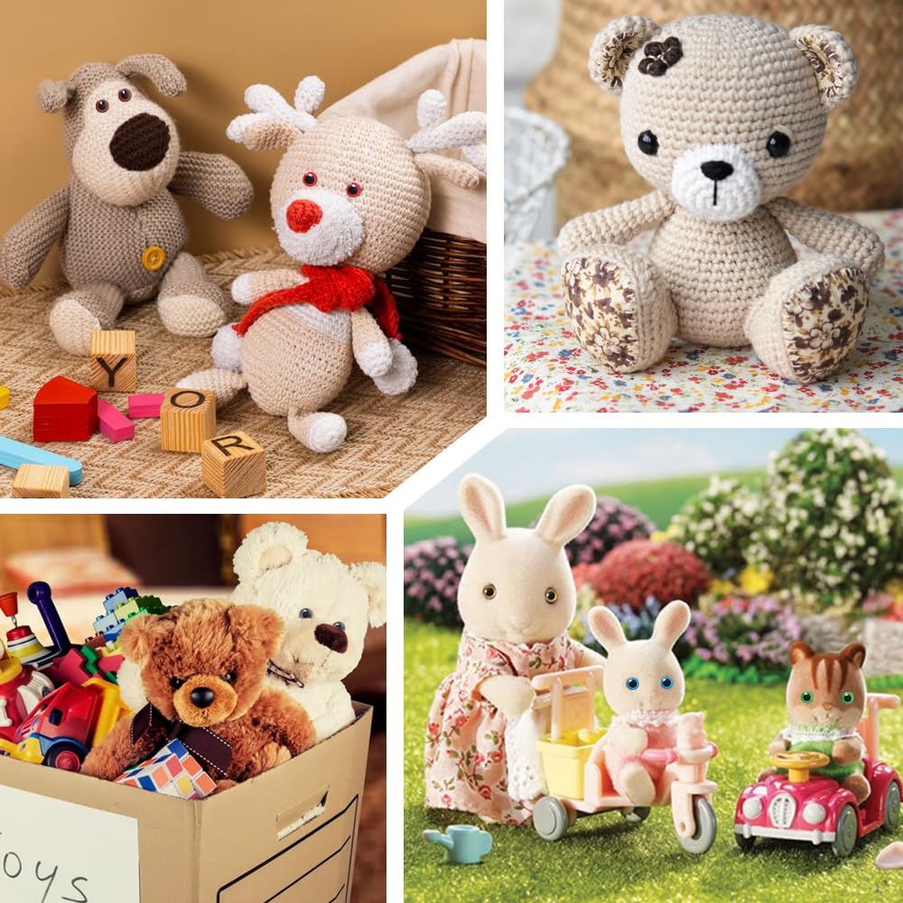 Yeux Sécurité Amigurumi Bieiyhe - 915 Pièces - 6-14mm - Pour Peluches Et Poupées