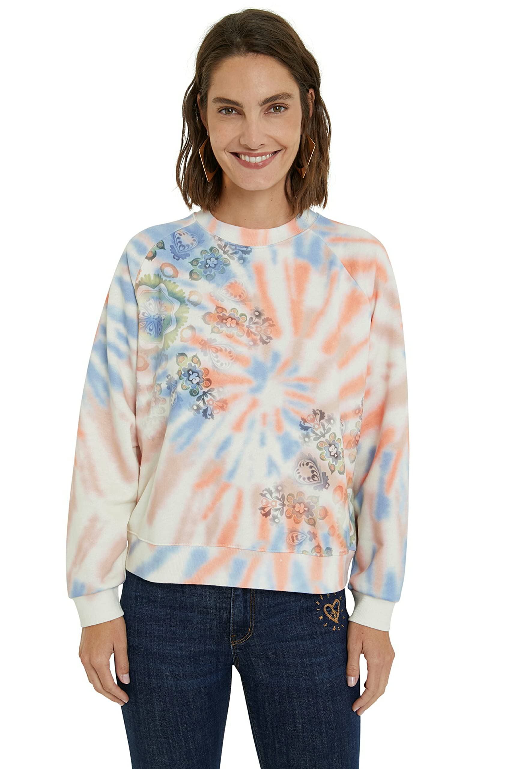Desigual Sweat_Dye Mandala Sudadera Mujer