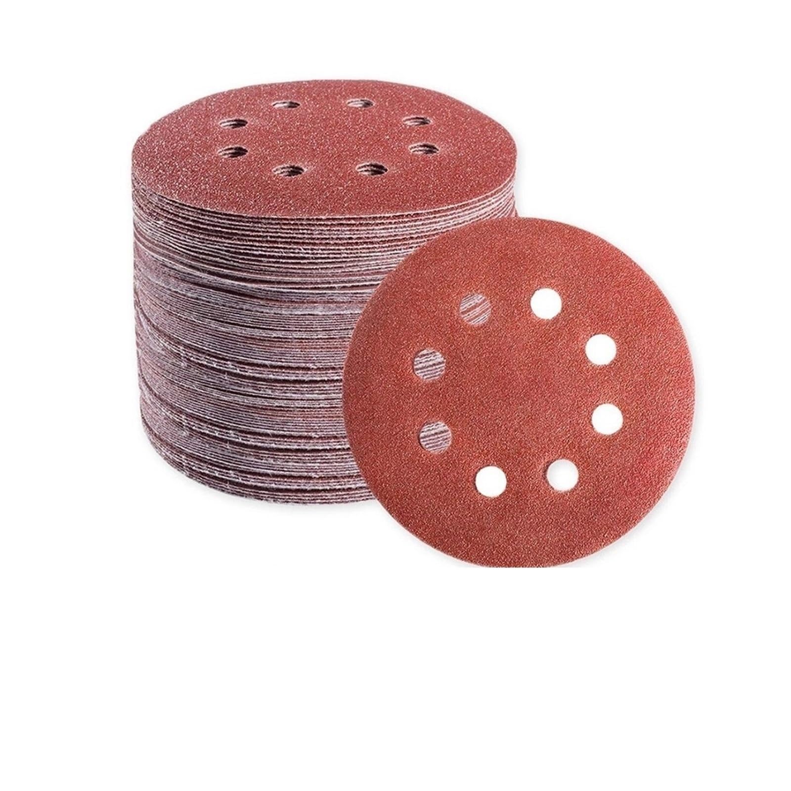 20 Pezzi di Carta vetrata Rotonda da 5 Pollici 125 mm, 8 Fori, Dischi abrasivi, Fogli lucidante, Grana 40-2000(2000)