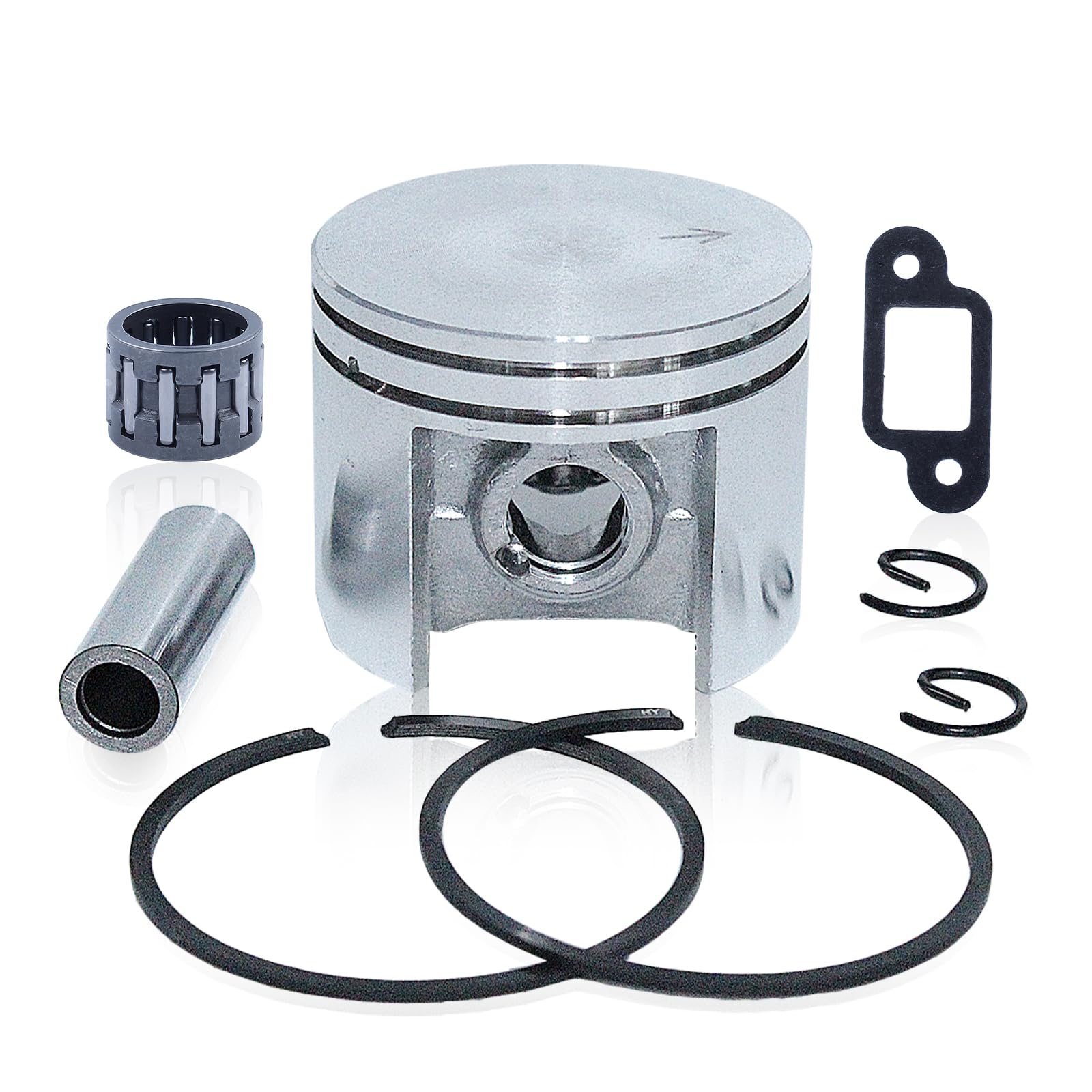 HAISHINE 42.5mm Piston Ring Bearing Muffler Gasket Kit for STIHL MS250 MS 250 025 Chainsaw Engine Motor Repalce 1123 030 2000