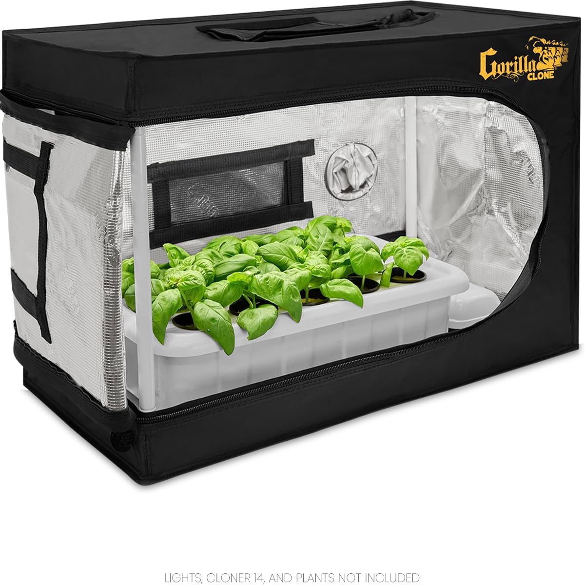 Gorilla Clone Tent for Indoor Plant Growing | Mini Hydroponics Grow Tent with Reflective Canvas