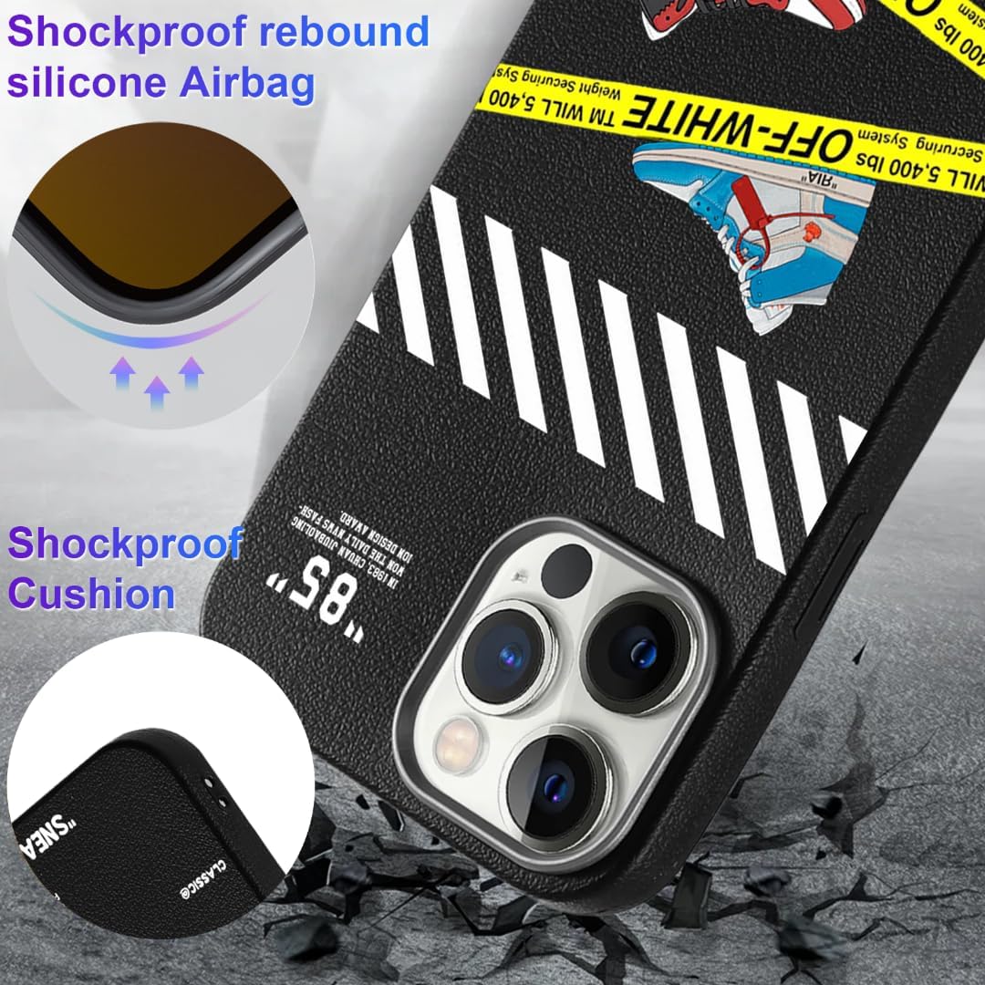 Cool Basketball Sports Sneaker Phone Case for iPhone 17 Pro Case for Boys Men Shockproof Street Designer Aesthetic Compatible with iPhone 17 Pro - Image 3