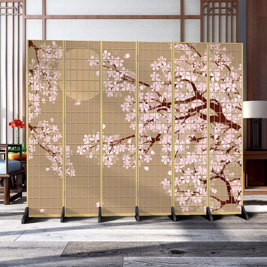 Amazon｜PANCY パーテーション 和風 屏風 間仕切り 3連 360度回転 折る