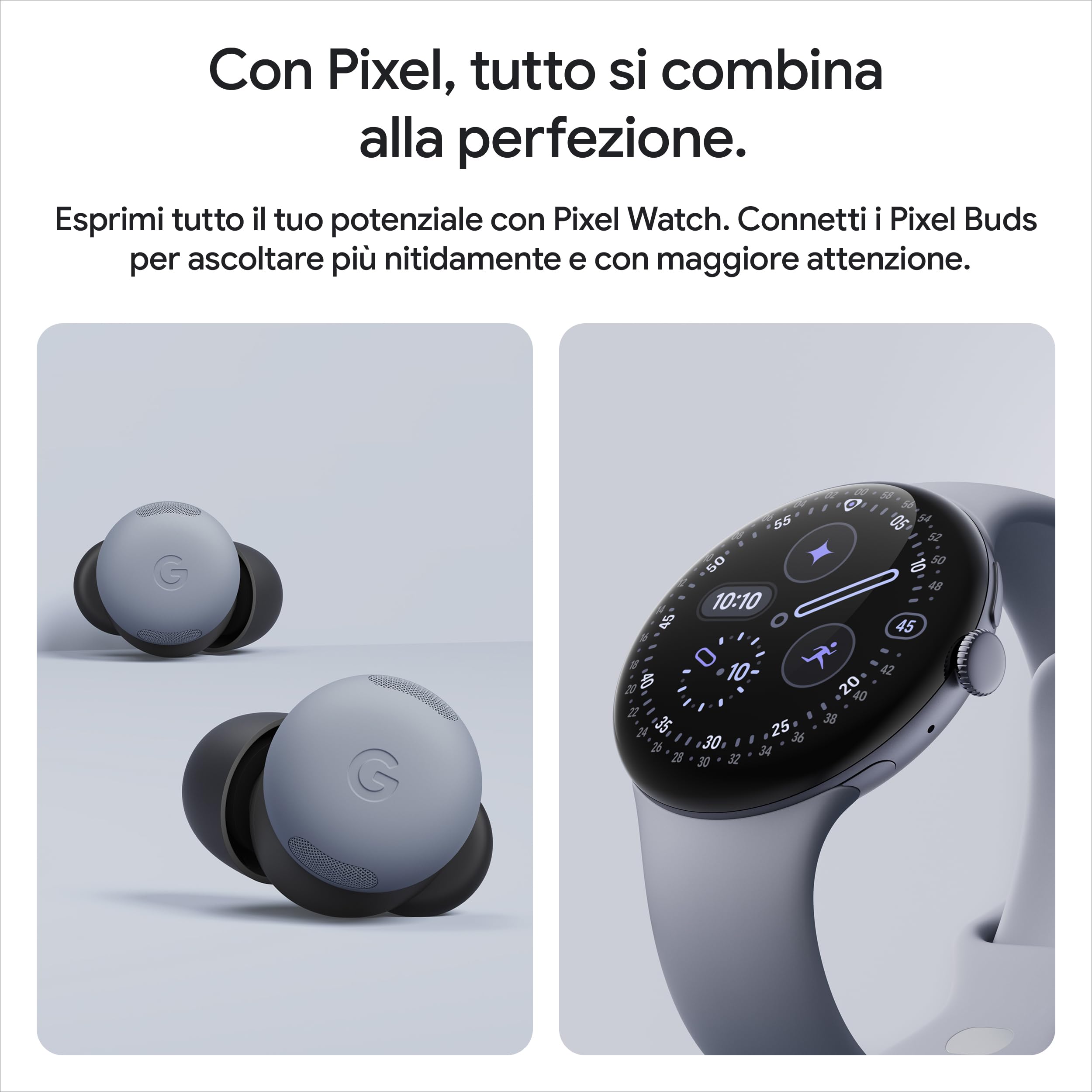 Google Pixel 10 Pro - Smartphone Android sbloccato con Gemini, sistema a tripla fotocamera posteriore, autonomia di oltre 24 ore e display Super Actua da 6,3" - Grigio argento, 128GB