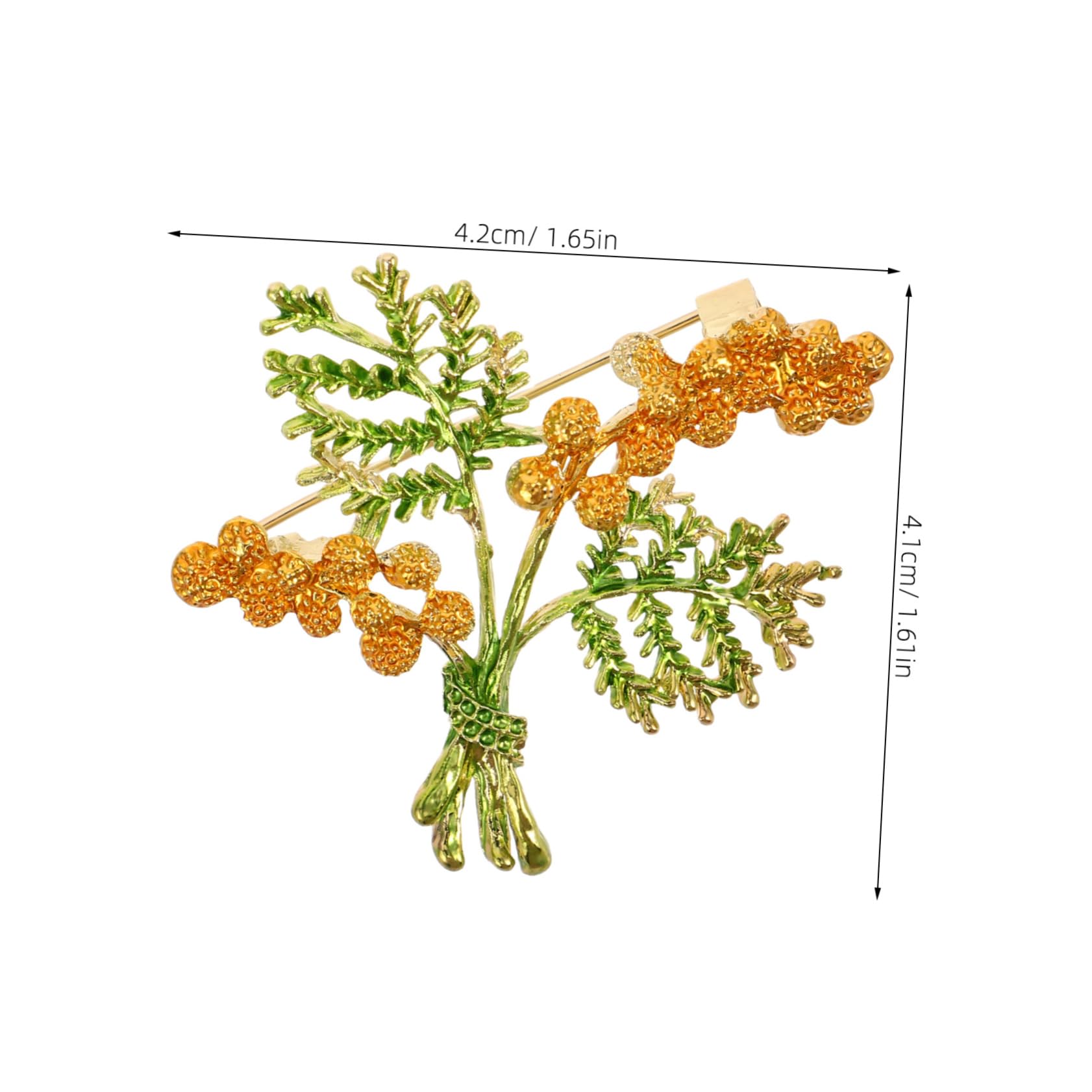 COLLBATH Vintage Green Leaf Brooch Ideal for Collars and Shawls for Men and Women Adds A Classic Touch to Your Wardrobe Jewelry Accessory