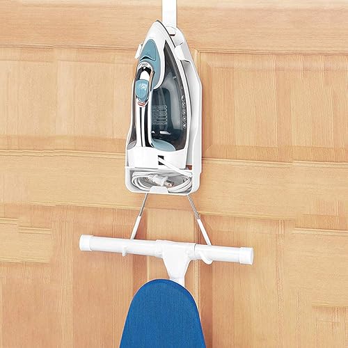 Miniatura 3 de Soporte para tabla de planchar para pared, soporte de hierro eléctrico para el hogar, soporte de estante de baño, soporte de hierro eléctrico, para