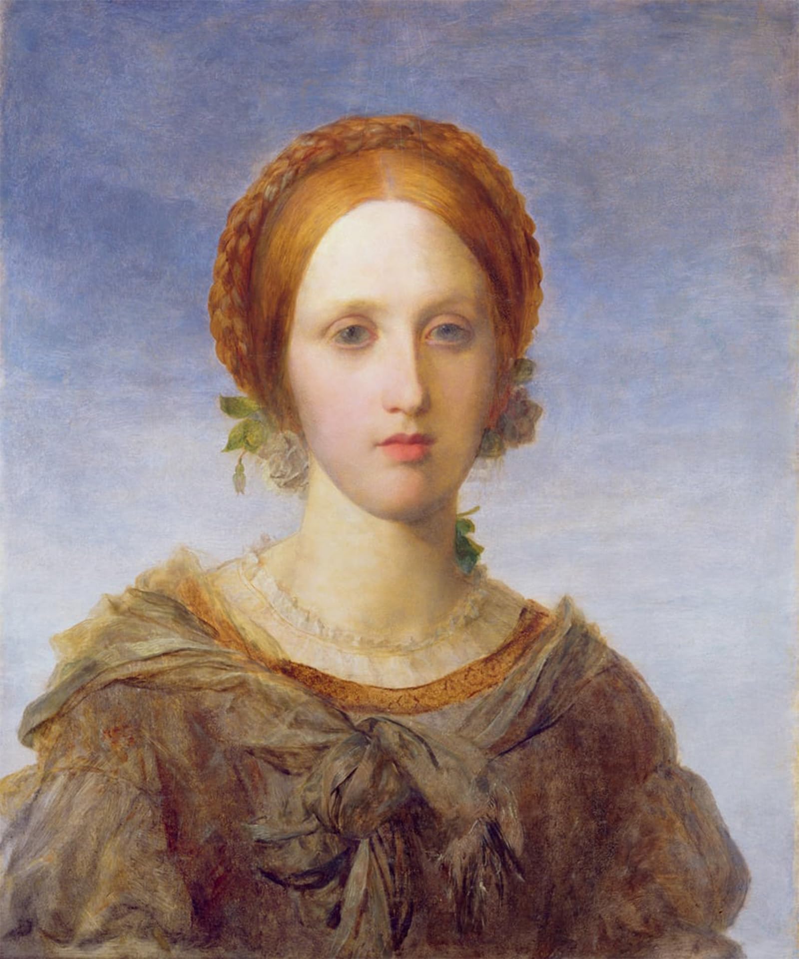 Serendipitp No Frame Abstract Painting Mural Print Picture Wall Decor Painting Isabella A Portrait Of Miss Arabella Prescott By George Frederick Watts Vintage Wall Artwork For Home Decor 60X90cm