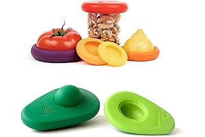 Food Huggers Zero Waste Starter Kit - Avocado Holder & Silicone Food Savers