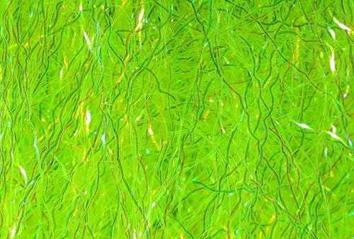 Miniatura 13 de Hareline Fibra de hielo Dubbin Ripple Negro -,Fucsia sangriento,azul, (Blue UV),Chartreuse,#67 Cobre,Púrpura eléctrico,amarillo (FL