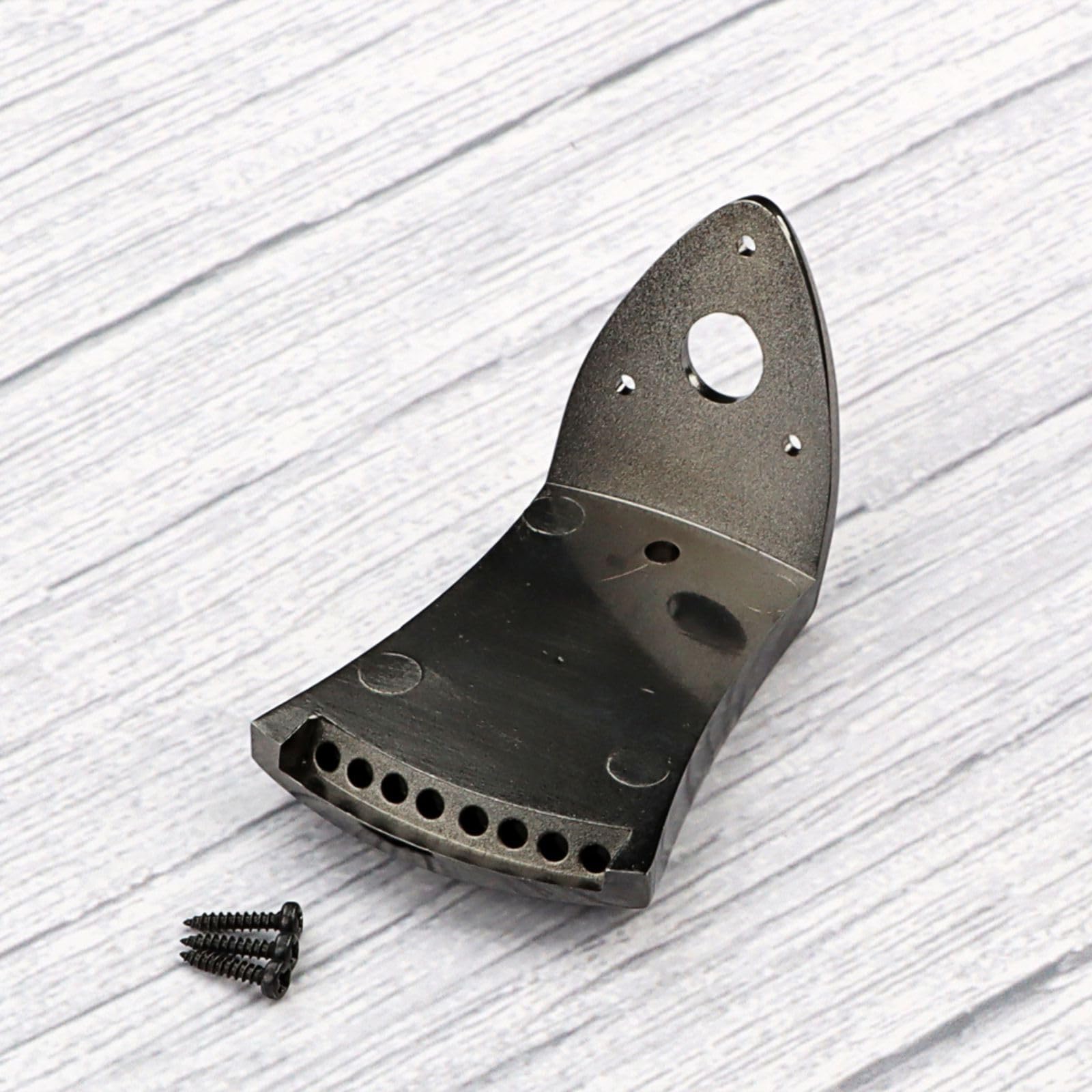 8 Saiten Mandoline Saitenhalter Metall Dreieckig Mandoline Saitenhalter mit Montagezubehör Musikinstrument-Zubehör