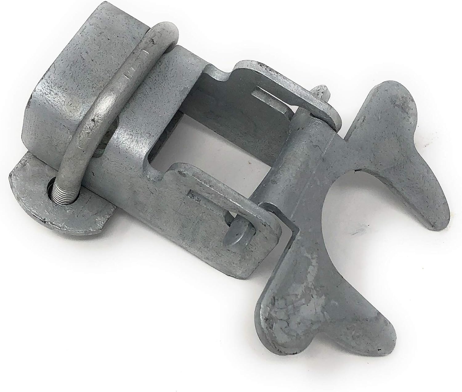 Kennel Gate Latch, 1-3/8" Frame Galvanized Steel