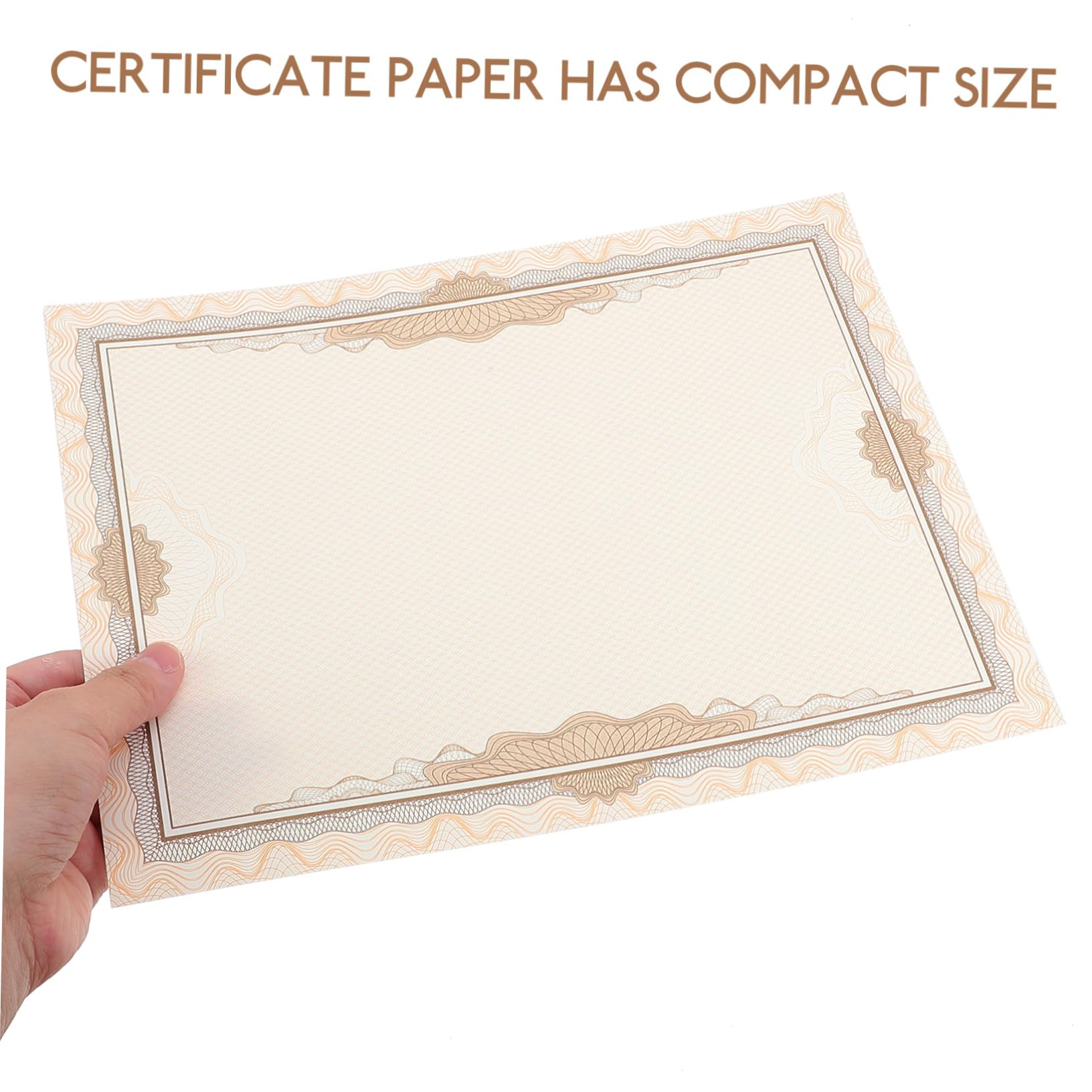 SEWACC Papel Delicado Práctico y Conveniente para Almacenamiento 100 Hojas de Papel para Diplomas de Graduación en white Adecuado para Decoración y Uso en Tienda