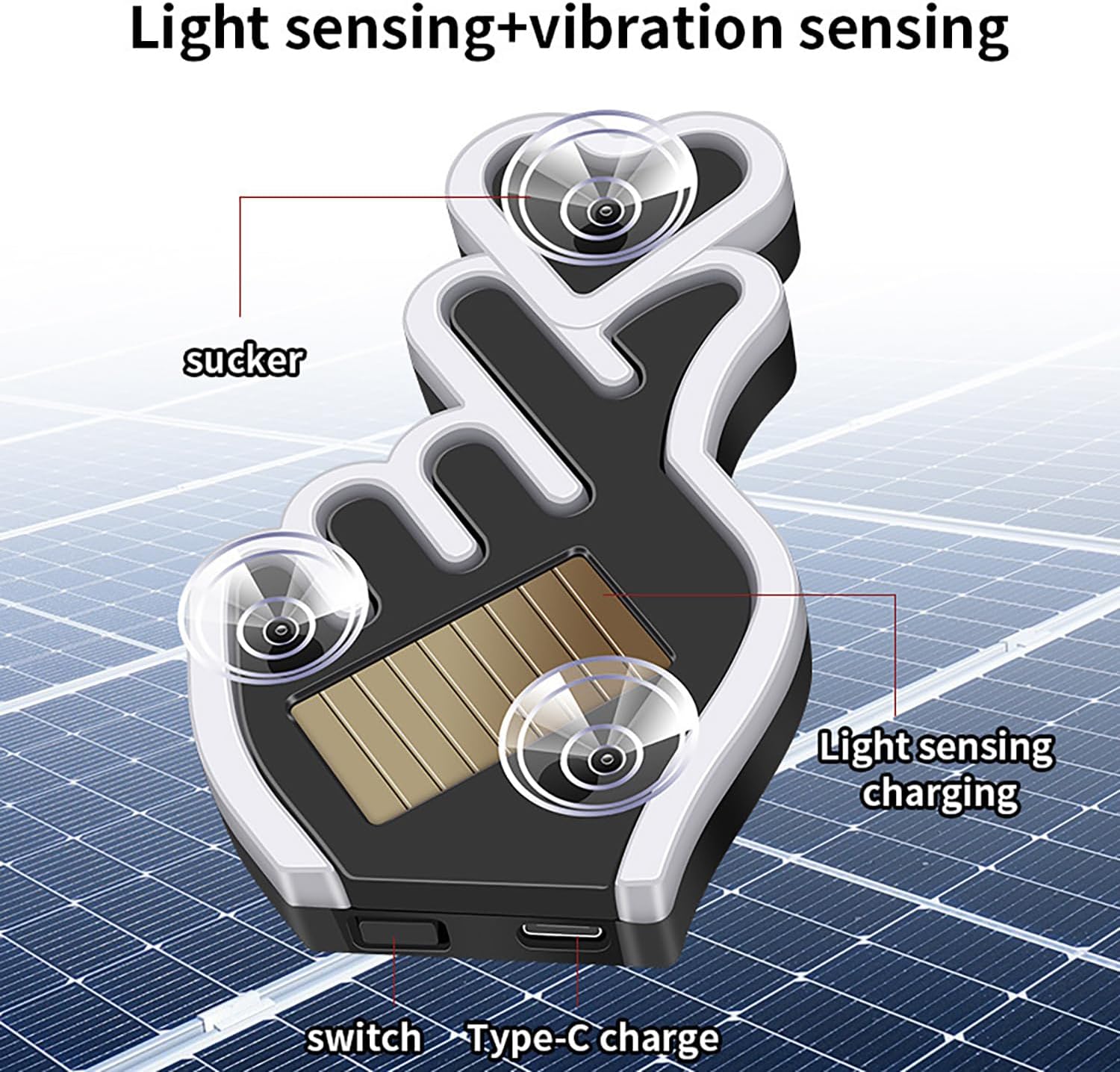 Solar-Powered Finger Heart Car Window Light,LED Heart Shape Neon Light,Easy Suction Cup Installation, Romantic Car Decor for Rear & Side Windows, Valentine Gift (5pcs)