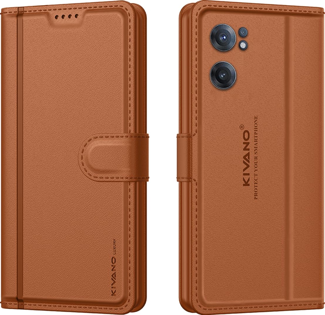 KIVANO LUXE® Compatible with OnePlus Nord CE 2 5G Artisanal Leather Wallet Case with Card Holder for Men Women, Magnetic Flip Folio Cover with Stand RFID Blocking Cell Phone Case (B0CB4LC3PB) Amazon Price History, Amazon Price Tracker