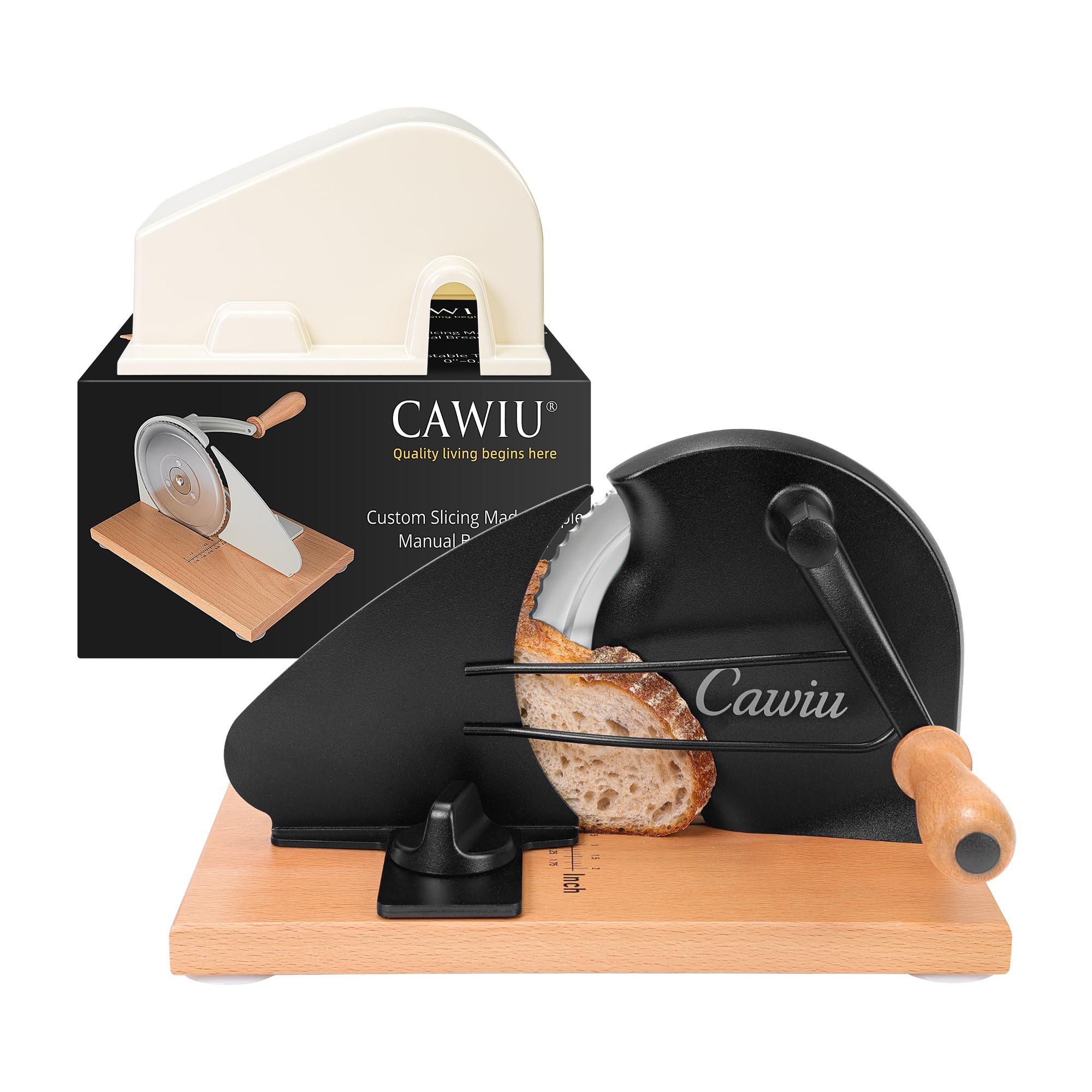CAWIU Upgraded Manual Bread Slicer