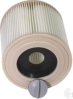 RODAK Karchre NT 27/1 / NT27/1 ME/NT 48/1 Cartridge Filter, Locking Knob Included, Long Lasting and Washable (White)