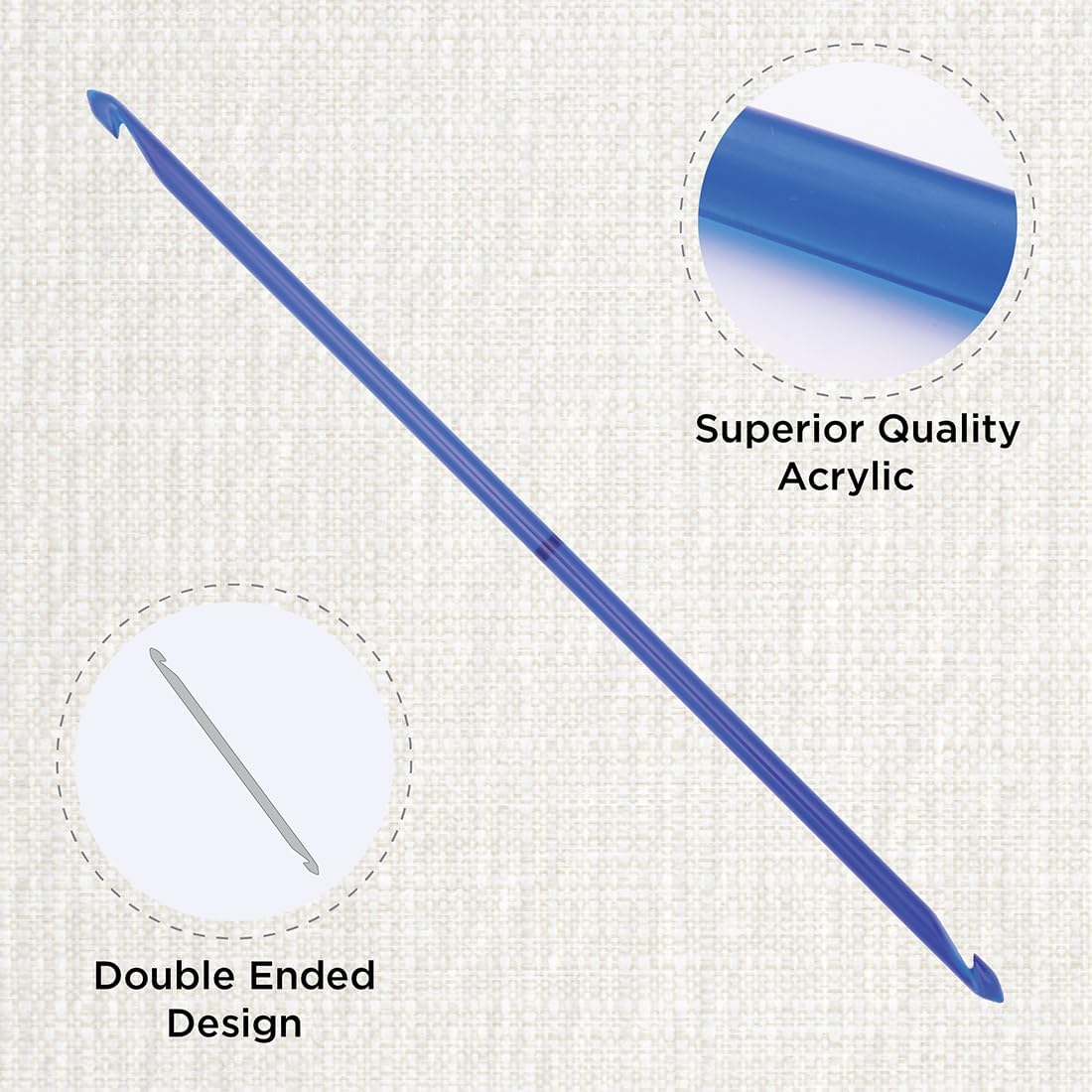 KnitPro Trendz Double-Ended Crochet Hook | 7mm