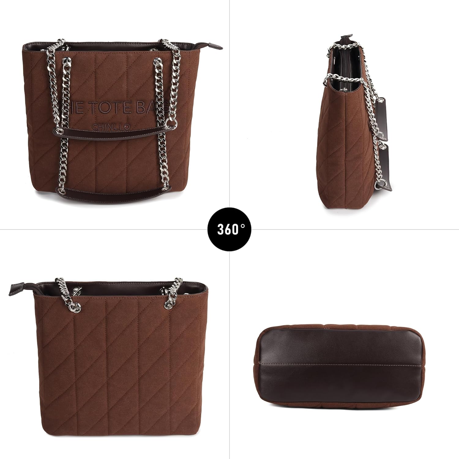 Tote Bag for Women, Medium Top Handle Handbags Purse - Image 5