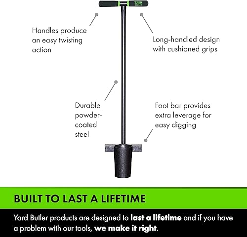 Vista 4 de Yard Butler BPL-6, plantadora de bulbos con mango largo, N/A