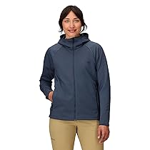 Marmot Donna Wm’s Leconte Fleece Hoody, Calda giacca in pile, giacca con zip integrale, scaldacorpo traspirante e resistente al vento, impacchettabile, ottimo per escursioni e sci, Thunderhead, XL