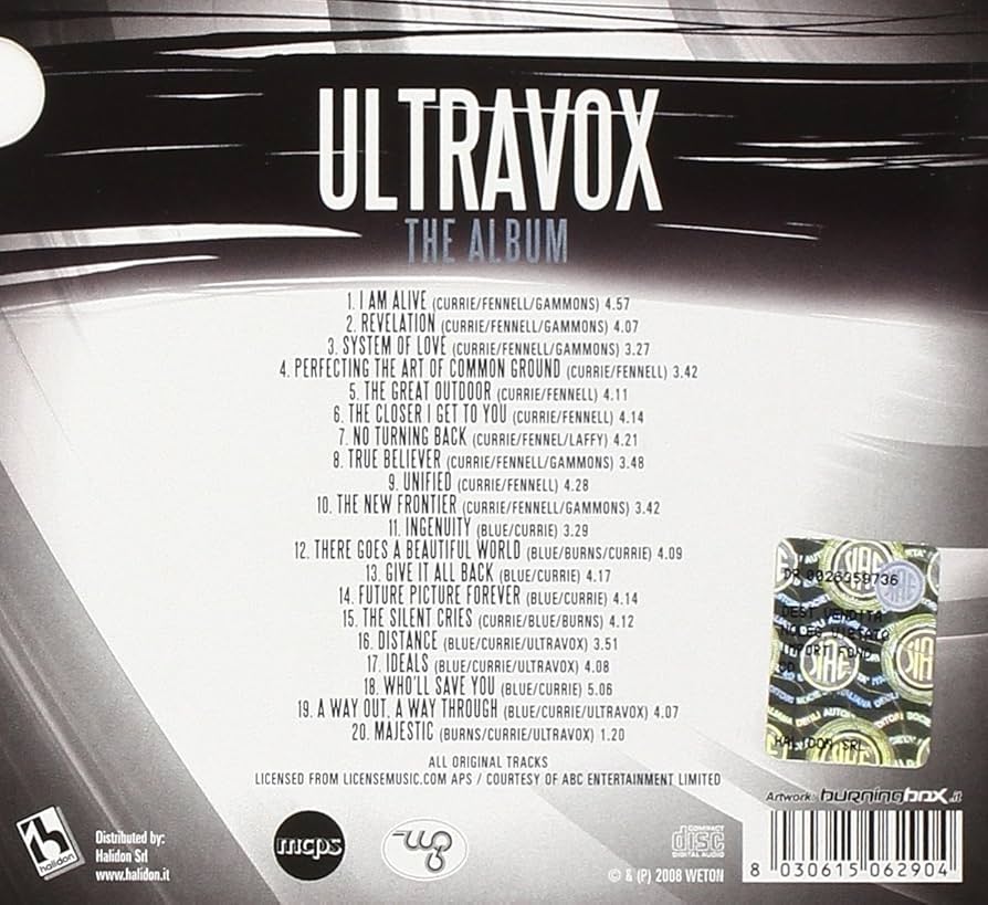 THE ALBUM: ULTRAVOX, ULTRAVOX: Amazon.it: CD e Vinili}