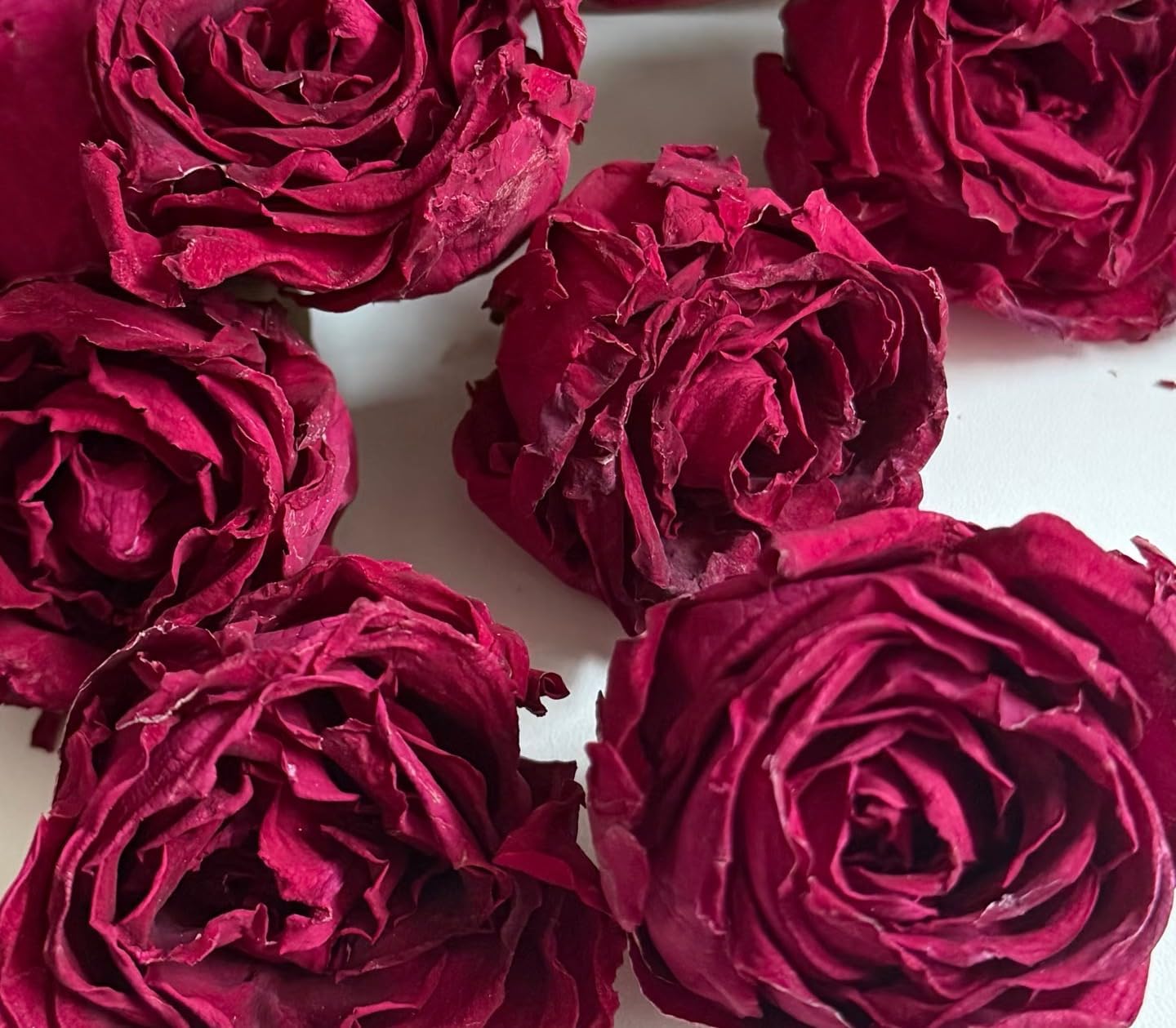 Premium Dark Red Rose Buds 1.41oz/40g, Sulfur-Free, Fragrant & Fresh, Resealable Bag