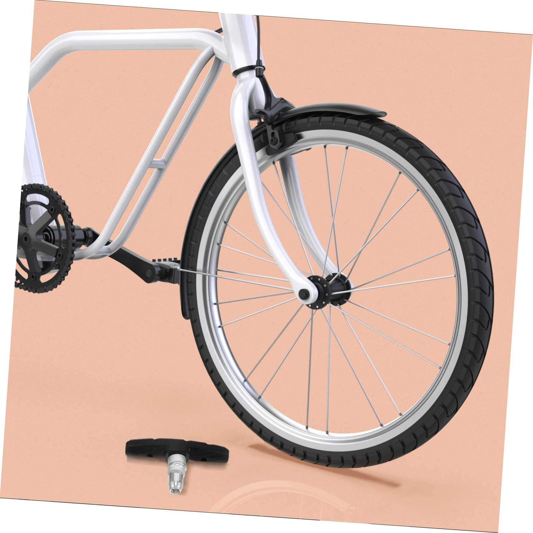 BESPORTBLE Plaquettes De Frein VTT Câbles Voiture Disque De Frein Vélo Poignées Plaquettes De Frein Vélo Trousse Scooter Les Bretelles Serrer Vélos Étagère Leviers Métal