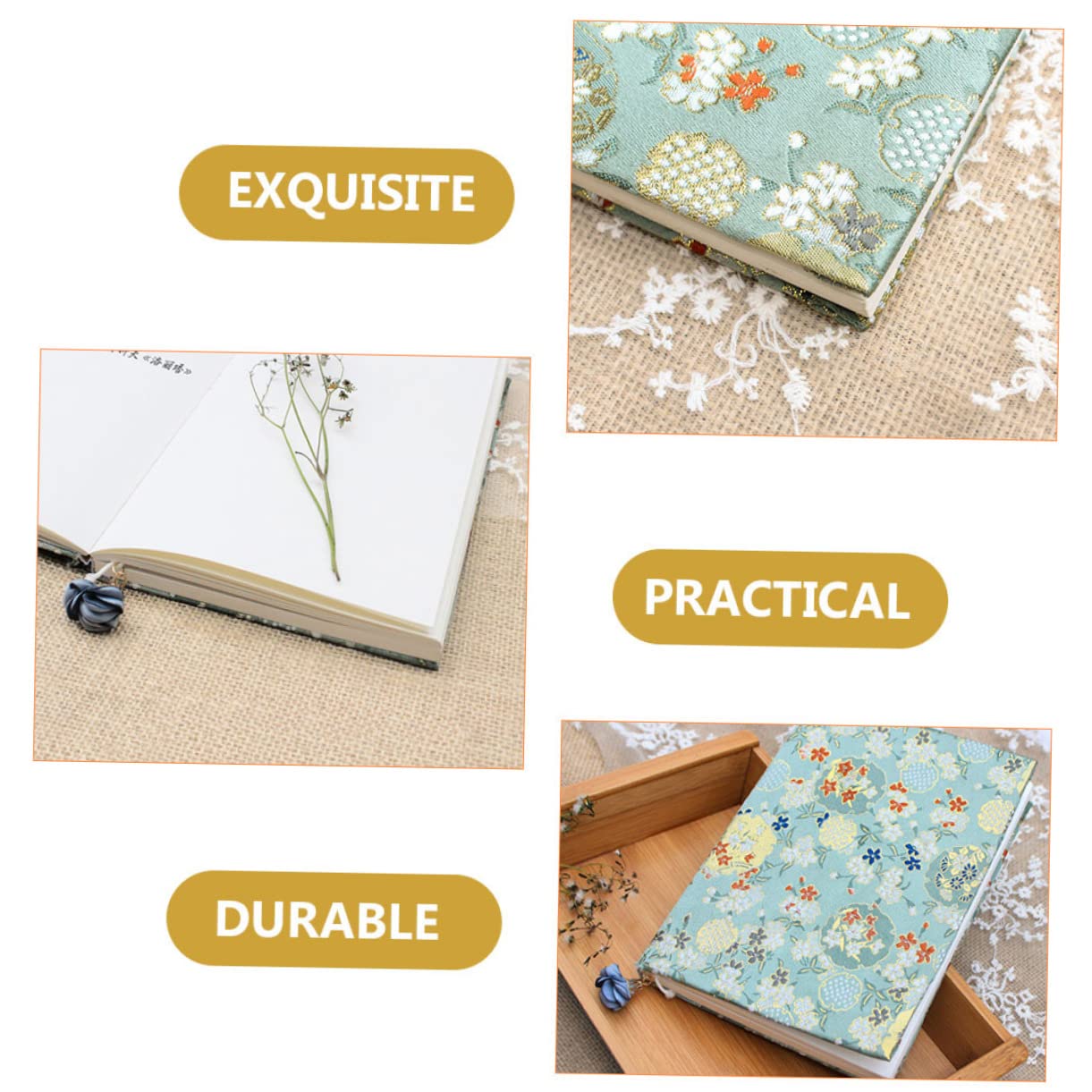 SHINEOFI 5 Pezzi Di Elegante Custodia Protettiva Per Libri Copertina Per Quaderni Decorazione Decorativa Per Libri Per Luso Scolastico Degli Studenti