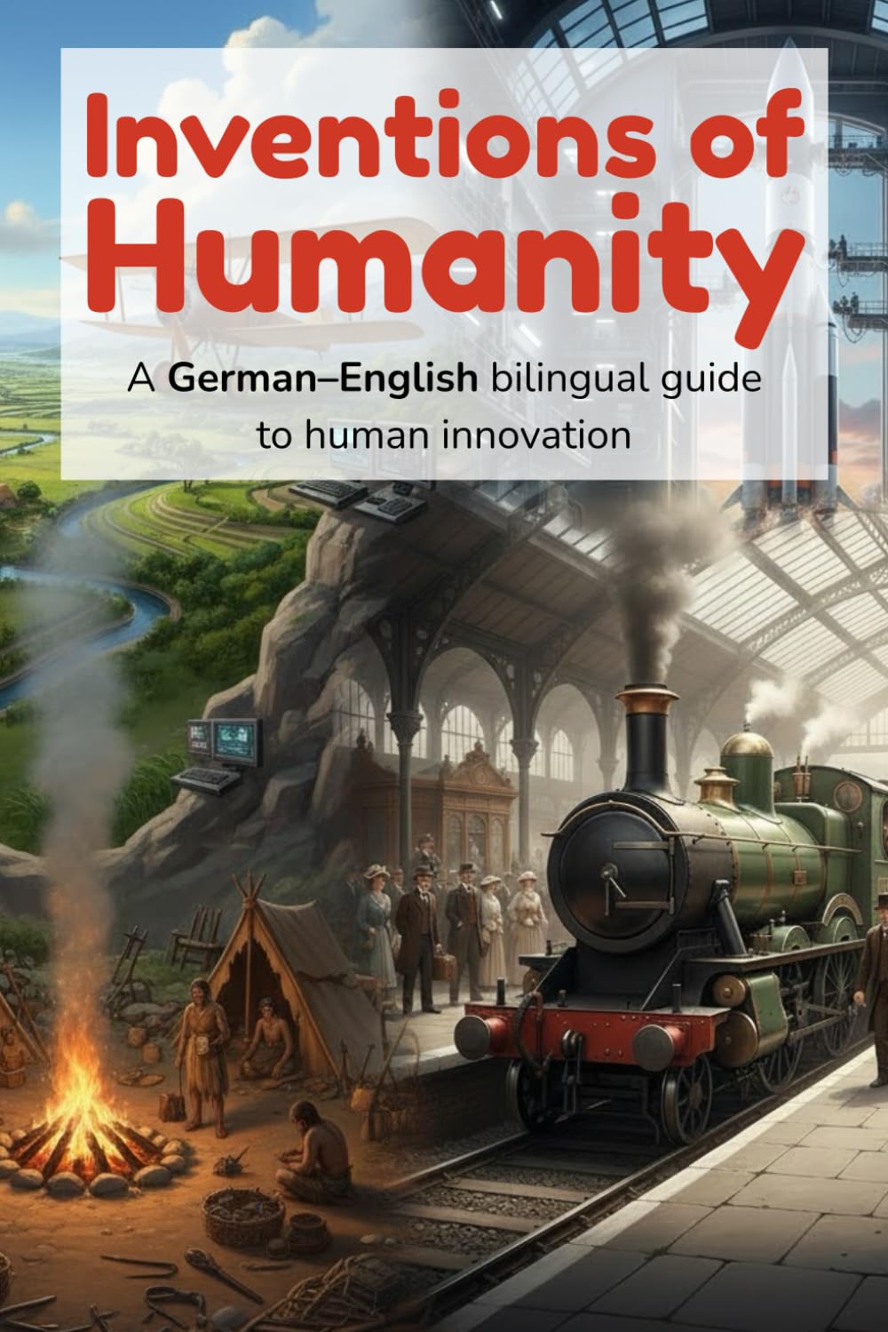Inventions of Humanity – A German–English bilingual guide to human innovation: A German–English guide to inventions, technologies, ideas, and ... (Exploring Our World – German–English)