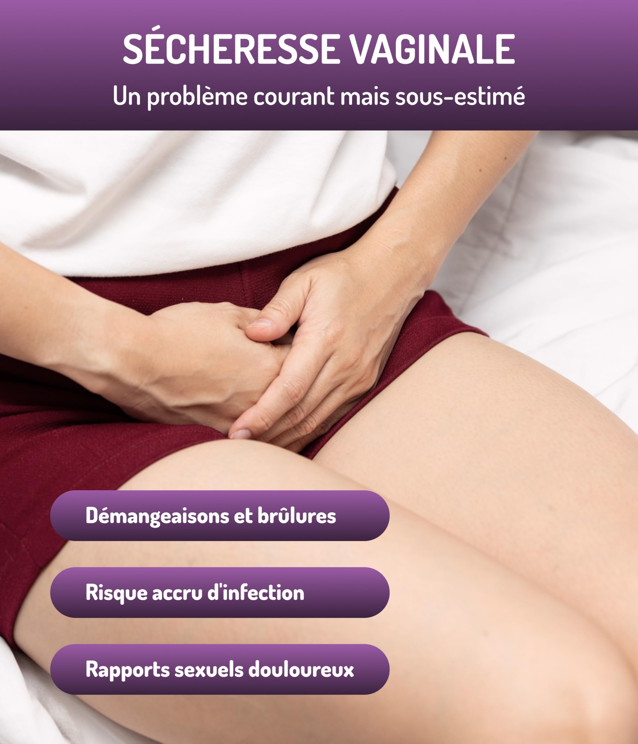 Gynofit gel vaginal hydratant - Soulagement de la sécheresse vaginale - Amélioration de la flore vaginale pour plus d'aisance et de confort - Gel vaginal sans hormone et sans parfum (12 pièces)