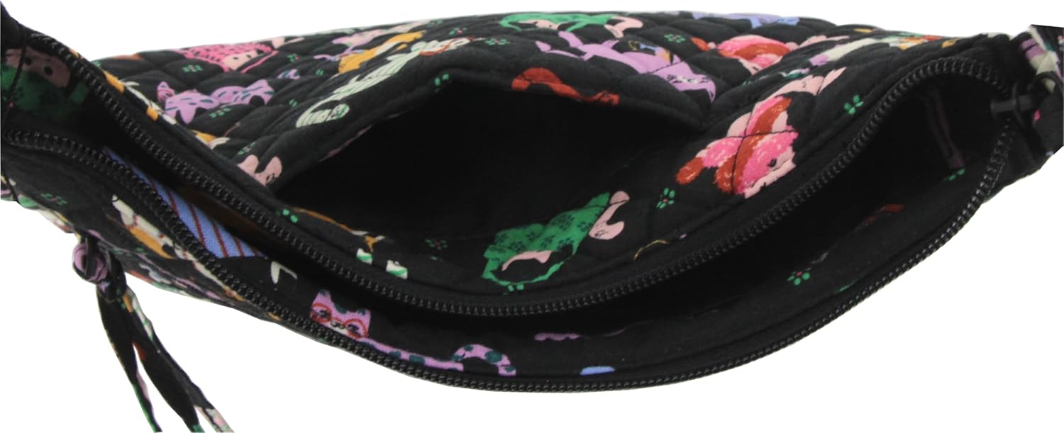 Vera Bradley Trio Zip Hipster in Cotton, Herding Cats