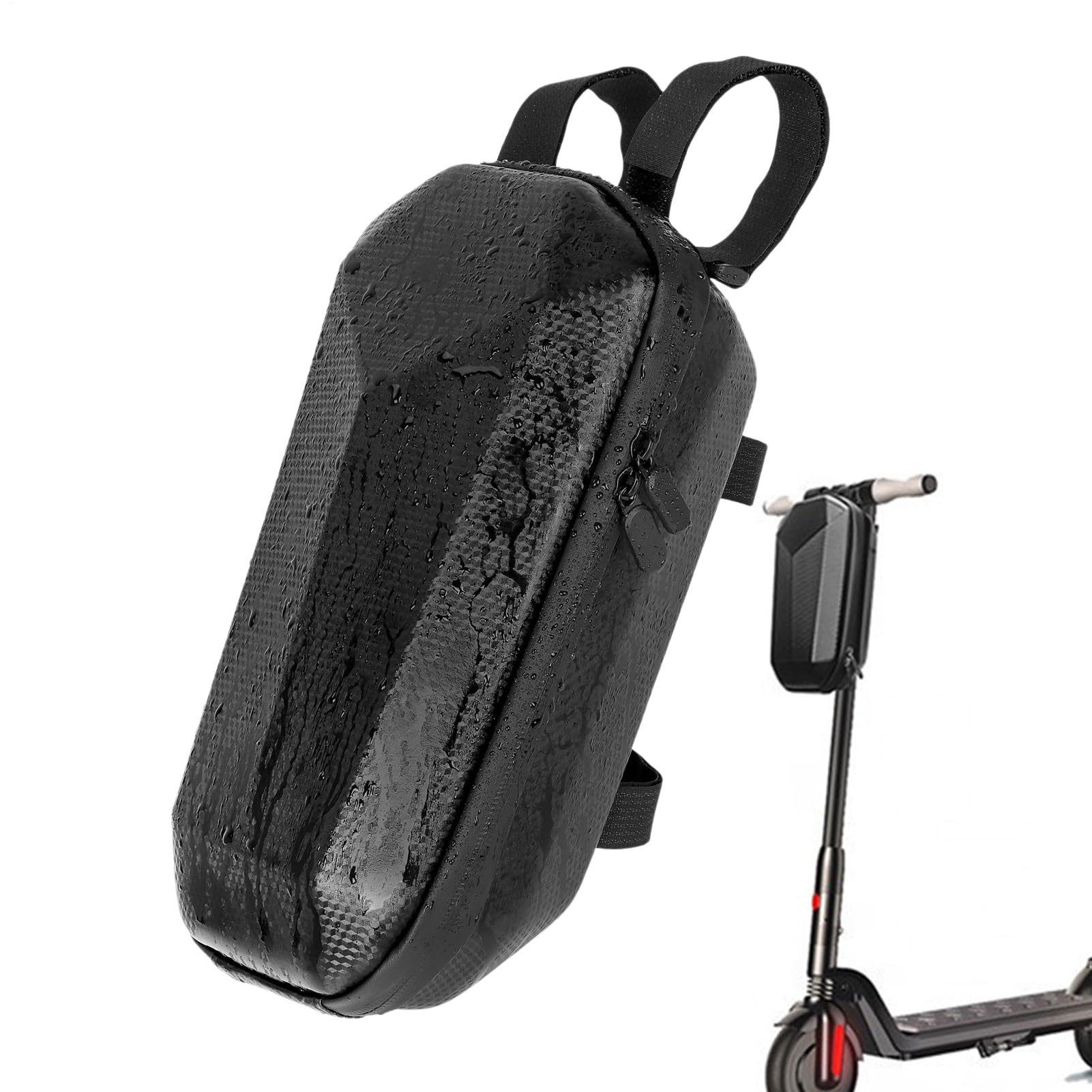 Electric Scooter Bag, 4L Storage Bag, Front Storage Bag Rainproof Portable Cycling Organizer Travel Bag for Outdoor Cycling