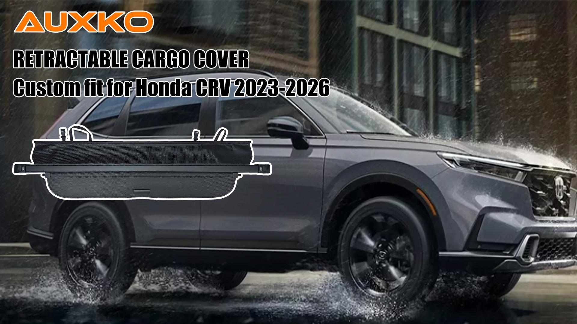 URLWALL Upgraded Trunk Cargo Cover For Honda CR-V 2023-2025, Retractable Rear Trunk Security Shield Shade, Privacy Screen Luggage Shielding Cover For 2023-2025 All New 6th Gen Honda CRV, No Gap