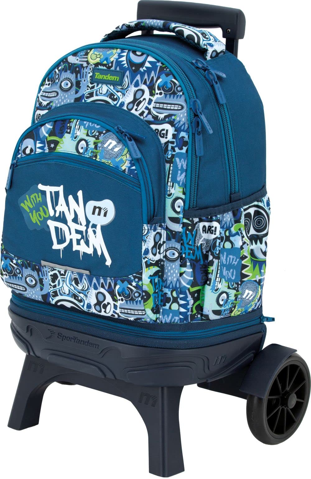 Sportandem Mochila Carro Fijo Compact Desmontable Ruedas Grandes Tandem Pik