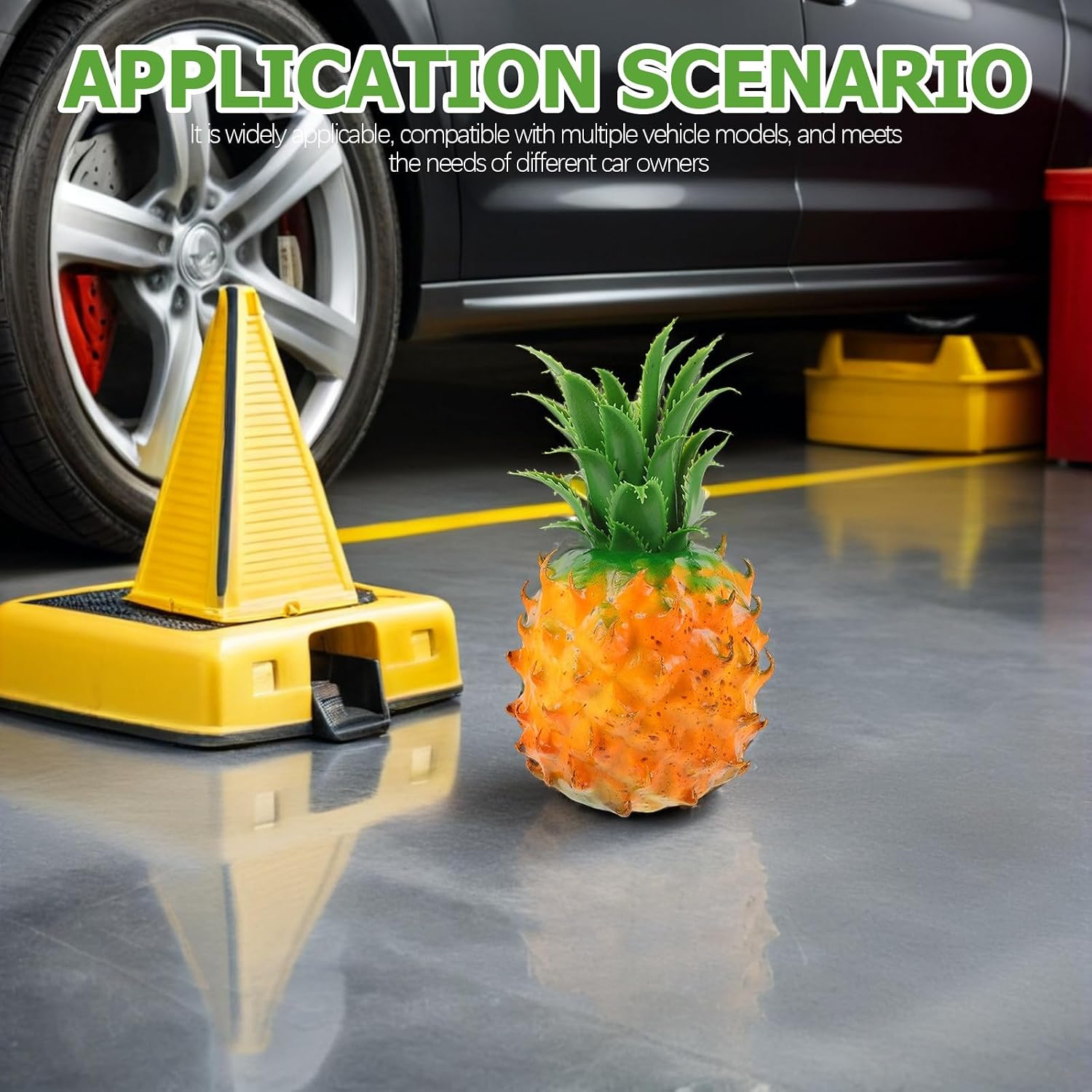 BETOOKY 2pcs Car Antenna Toppers Decorative Pineapple Aerial Balls Fun Roof Ornament Exterior Decoration for SUV Truck Vehicle Party Holiday Decor
