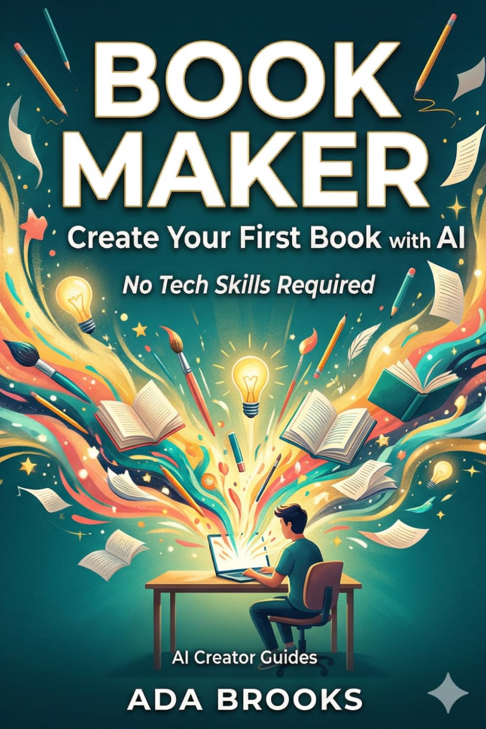 Book Maker: Create Your First Book with AI — No Tech Skills Required (AI Creator Guides)