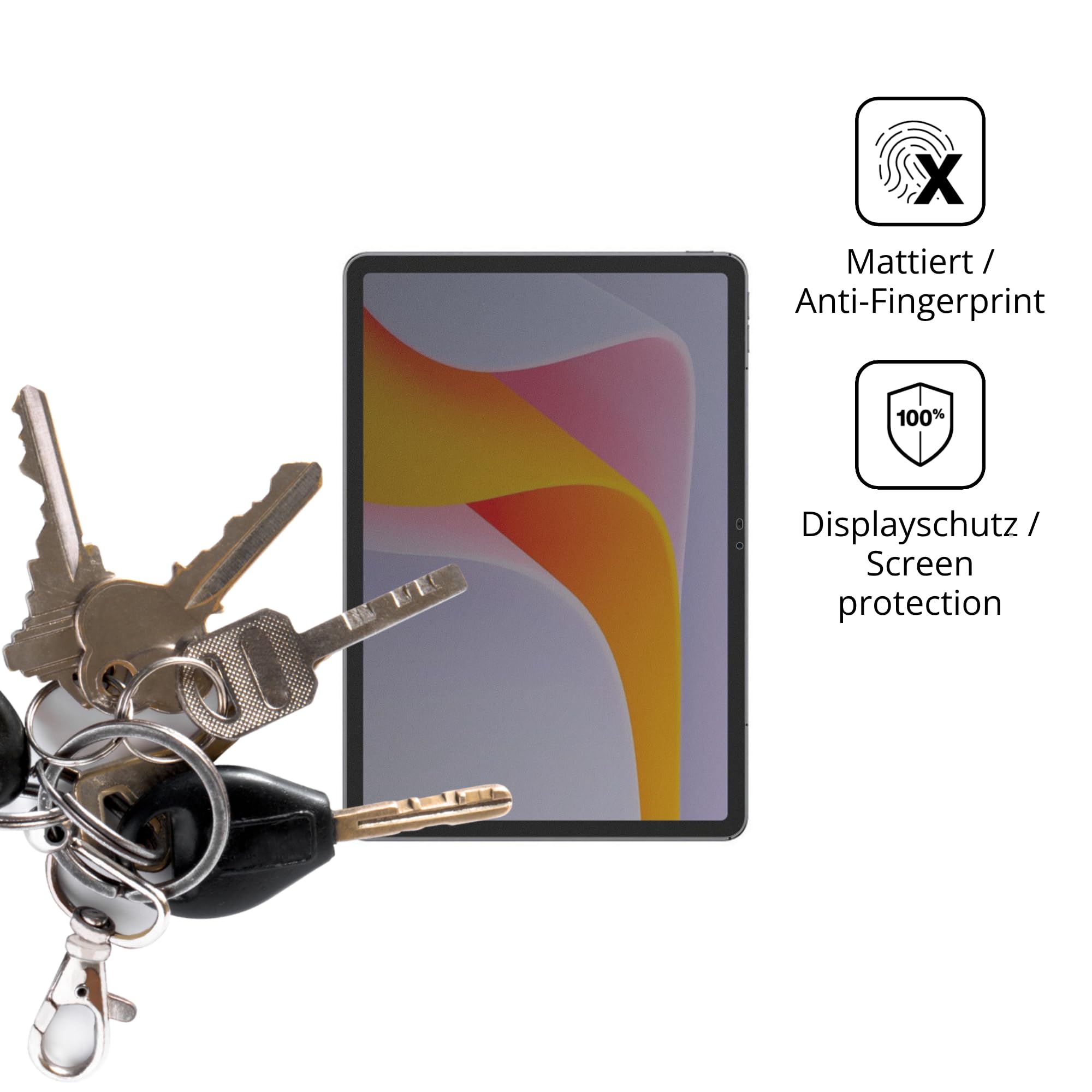 dipos Protector de Pantalla Antiespía para Ulefone Tab A12 Pro | Película protectora mate, filtro de privacidad 4 vías, ajuste perfecto, antiarañazos, sin burbujas, autoadhesivo