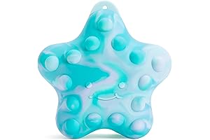 Munchkin Pop Squish: Starfish-Shaped Sensory Bath Toy for Baby's Fidgeting Fun
