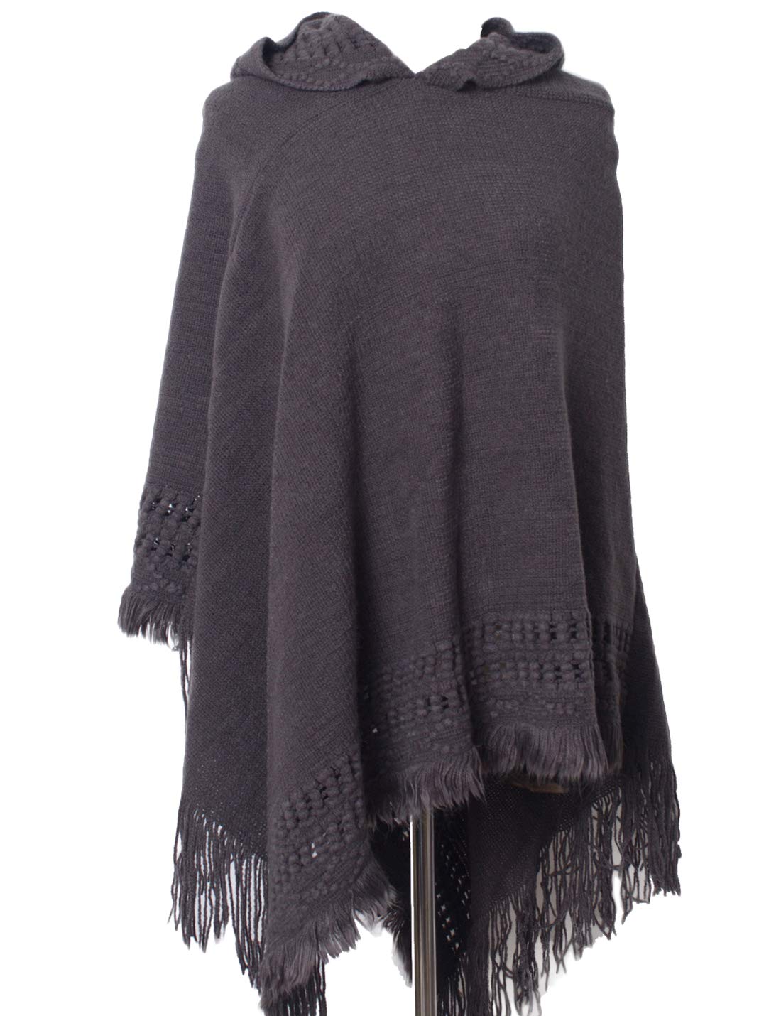 Hooded Poncho Crochet Pattern Design Patterns