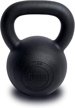 Suprfit Econ Cast Iron Kettlebell for Strength Training and Cross Training Weight 4-28 kg Swing Dumbbell Suitable For Snatches Jerks And Presses Powder-Coated