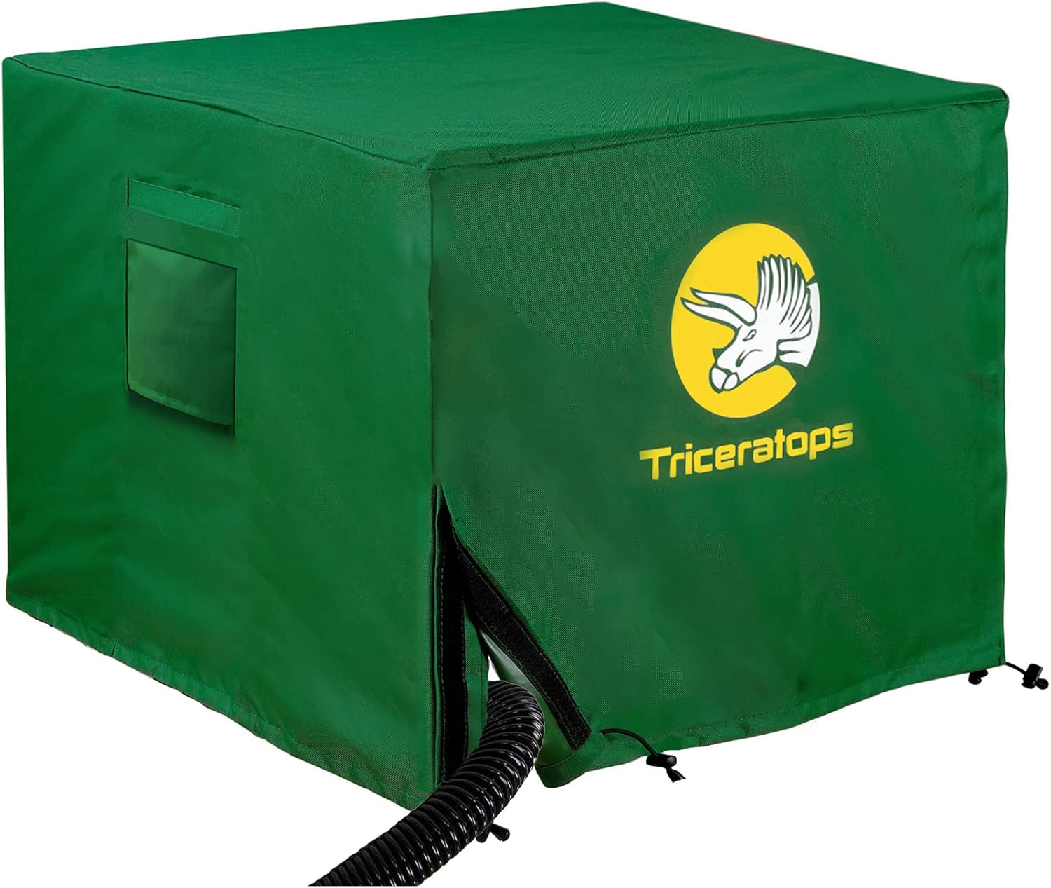 Triceratops Air Conditioner Cover for Outside Units, Outdoor 600D Oxford Square Air Condition Cover Fits up to 34 x 34 x 30 inches, Anti-Fade and Weather Resistant AC Cover