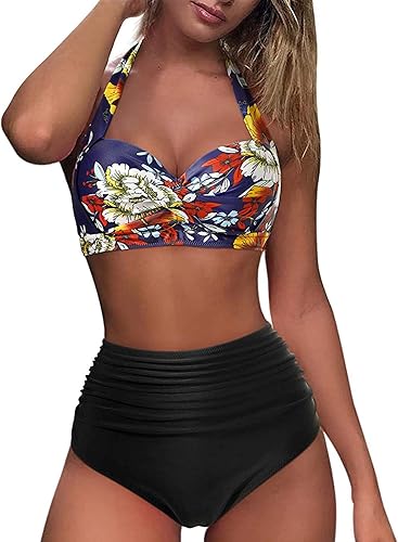 Miniatura 2 de Super Soft Swim Vest Two Piece Bikini Cut Up Lace Women Push Set Solid Sexy Swimsuit Halter Swimsuits for