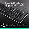 Logitech K270 Wireless Keyboard, Keypad, Liquid Spill Resistant, 10 m Usage Distance, Turkish Q Keyboard, Black