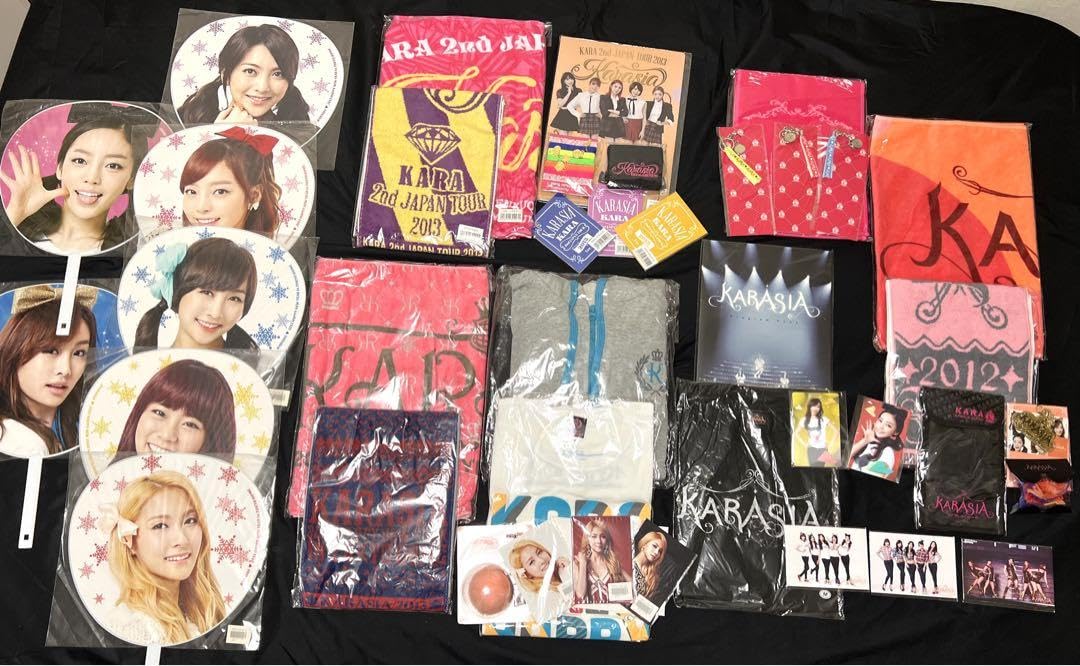 Amazon.co.jp: KARA グッズセット KARASIA 東京ドーム パンフ タオル 