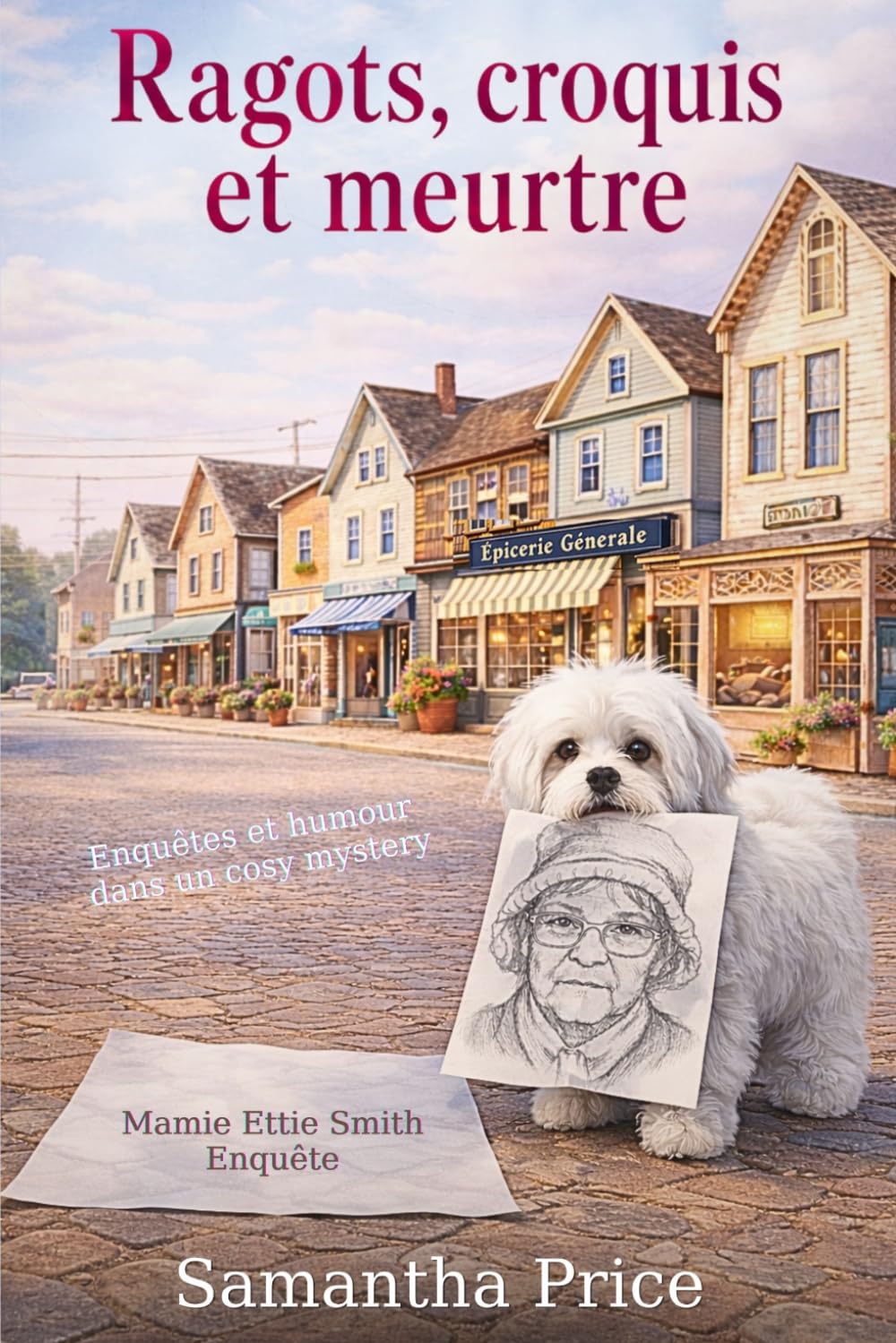 Ragots, croquis et meurtre: Enquêtes et humour dans un cosy mystery (Mamie Ettie Smith Enquête)