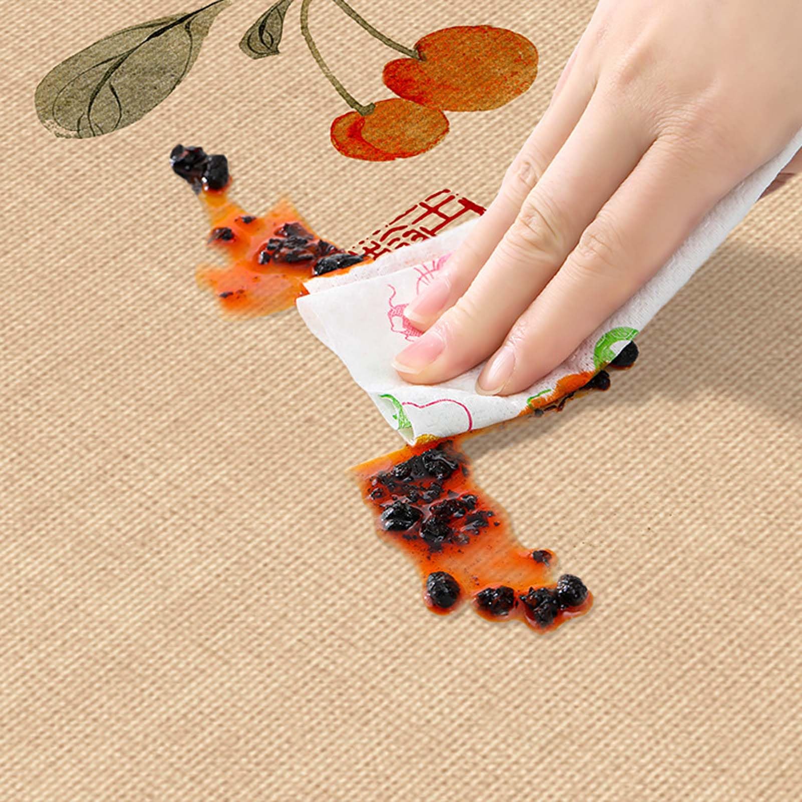 Tovaglia Rettangolare Impermeabile in PVC, Tovaglia Antimacchia Lavabile, Tovaglia Plastificata Resistente al Calore E All'Olio, Copritavolo da Interno Esterno per Festa E Giardino