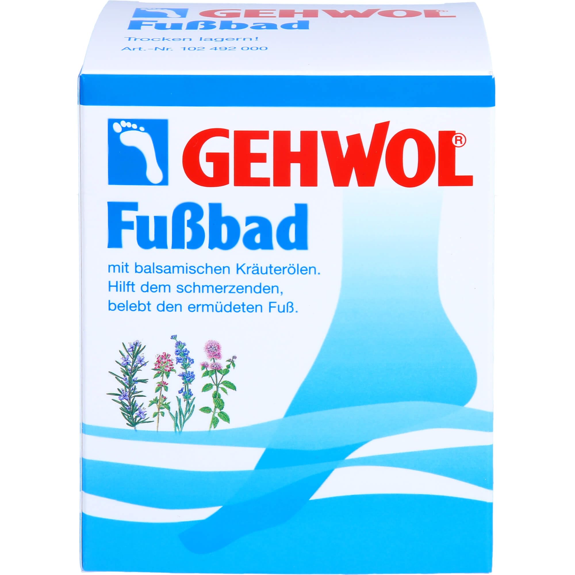 Gehwol Lot de 10 sachets de bain de pieds (10 x 20 g)