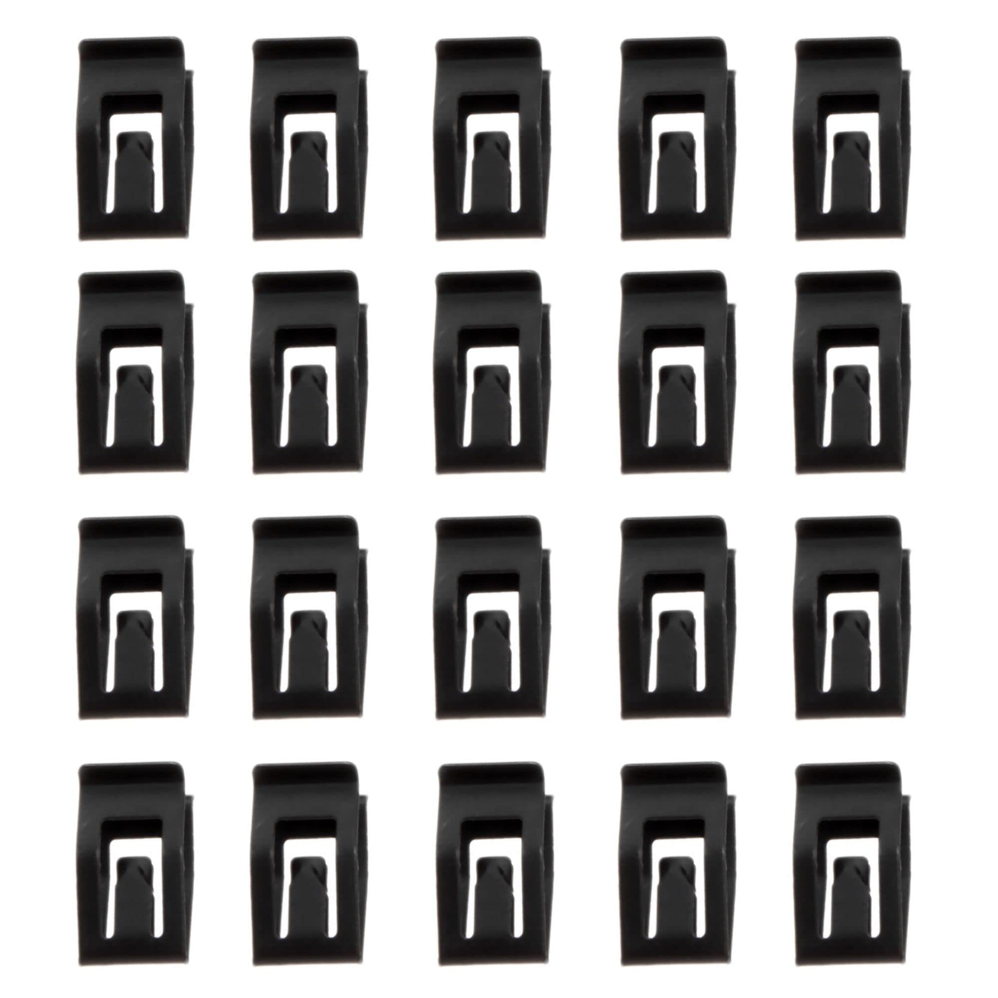 Mtsooning 20PCS Dashboard Trim Clips,Auto Car Metal Front Console Dash Board Retainer Trim, Metal Dash Panel Retainer Clips Replacement for All Automotive